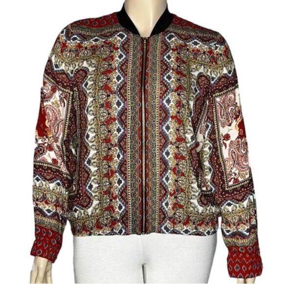Xhilaration Boho Bomber Jacket - Picture 1 of 4